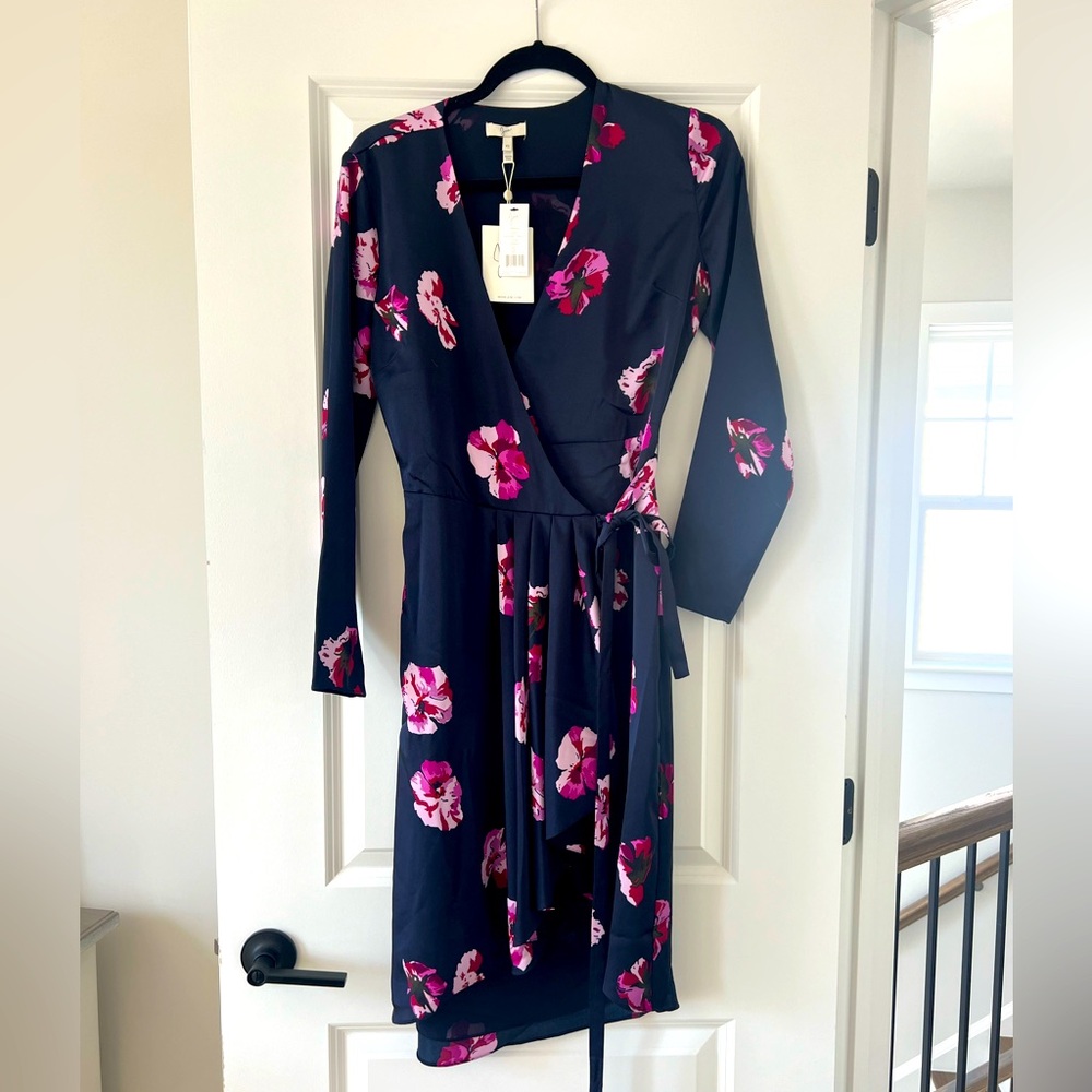 New JOIE silk wrap dress (XS)